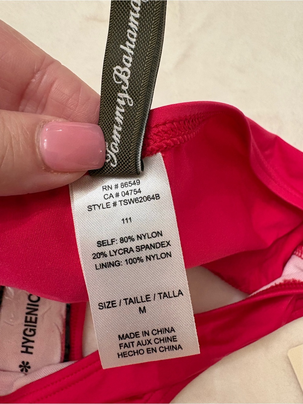 Tommy Bahama Fuchsia High-Waist Bikini Bottom - Picture 5 of 14